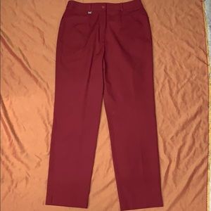 Valentino Dark Red Slacks